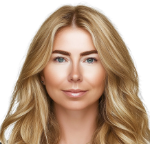 Professional AI agent avatar for logistics automation - female representative