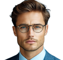 Professional AI agent avatar for freight operations - male representative